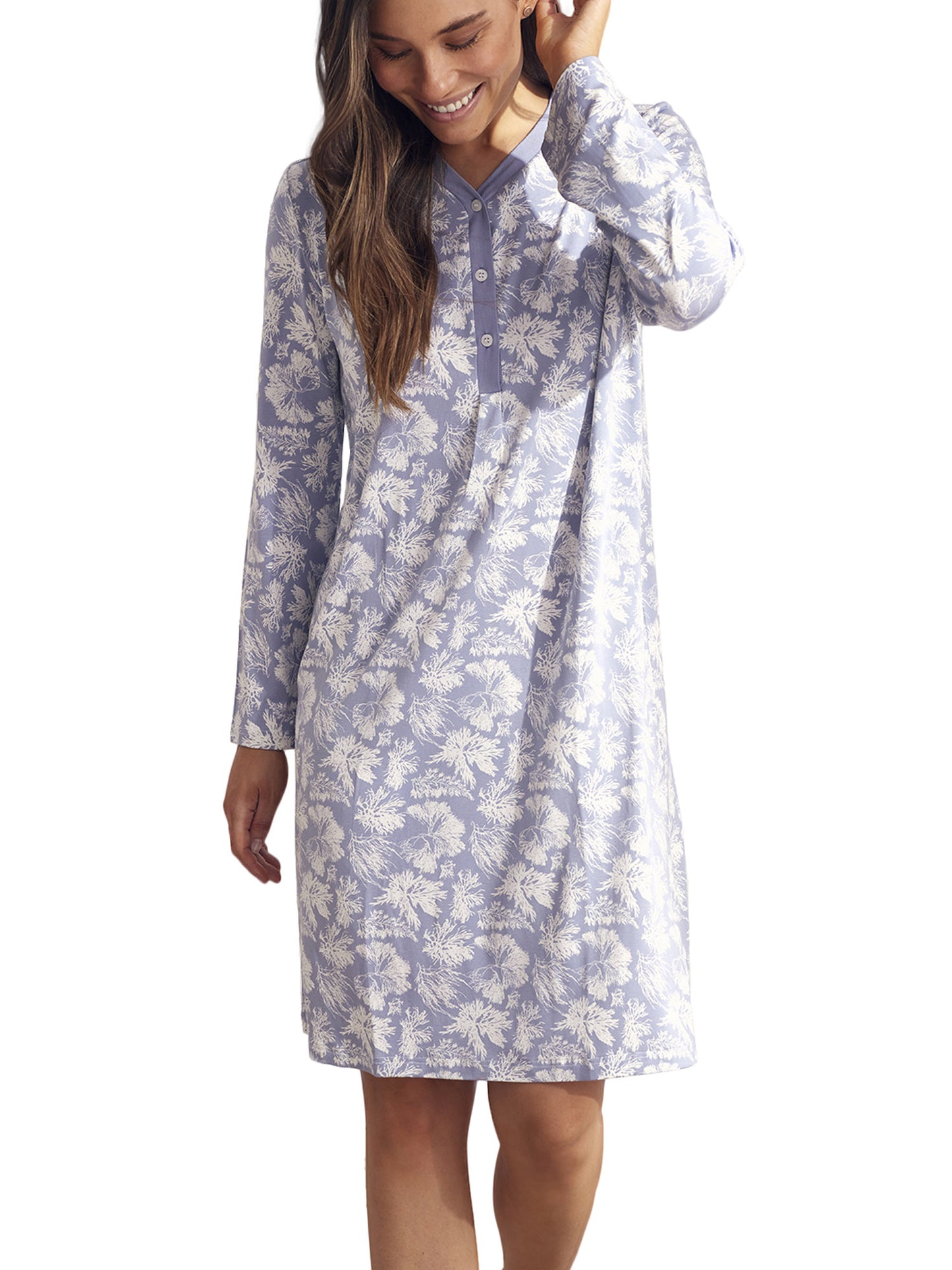 Chemise de nuit manches longues Branches Selmark