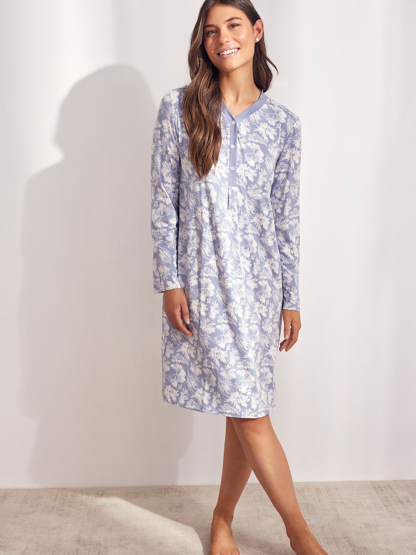 Chemise de nuit manches longues Branches Selmark