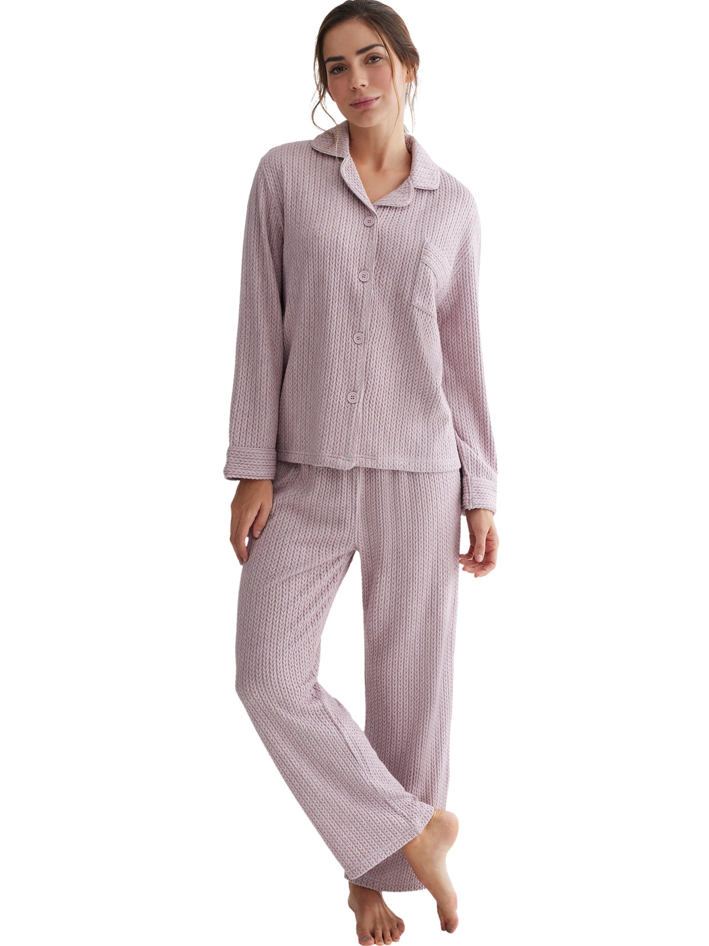 Pyjama pantalon chemise manches longues Espiga Selmark