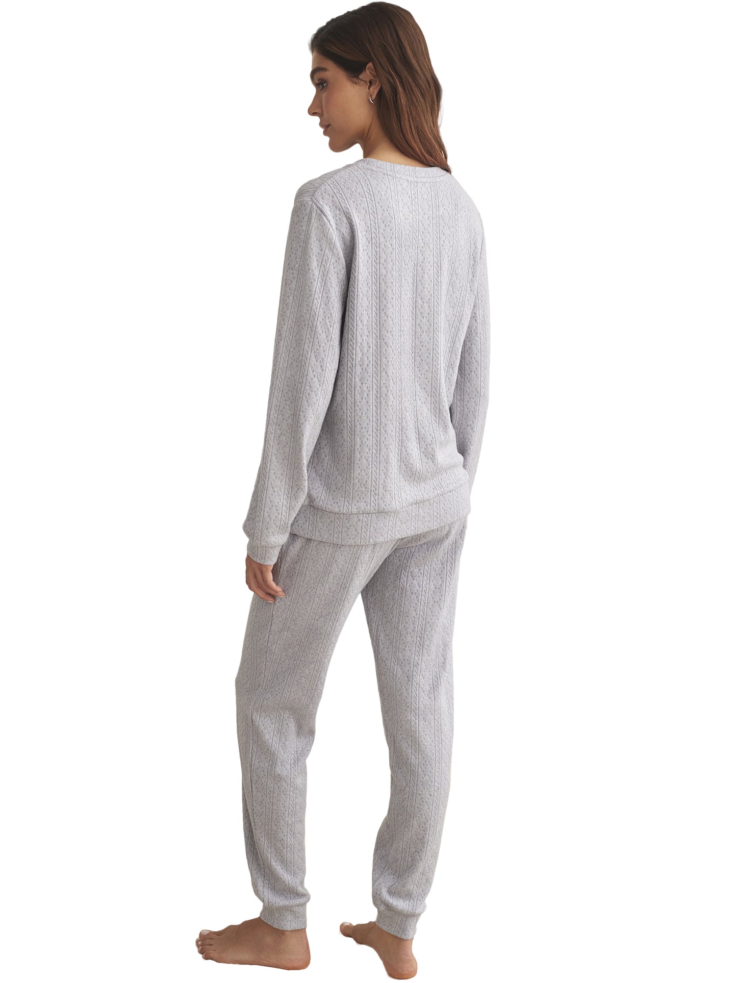 Pyjama pantalon top manches longues TEXTURAS Selmark