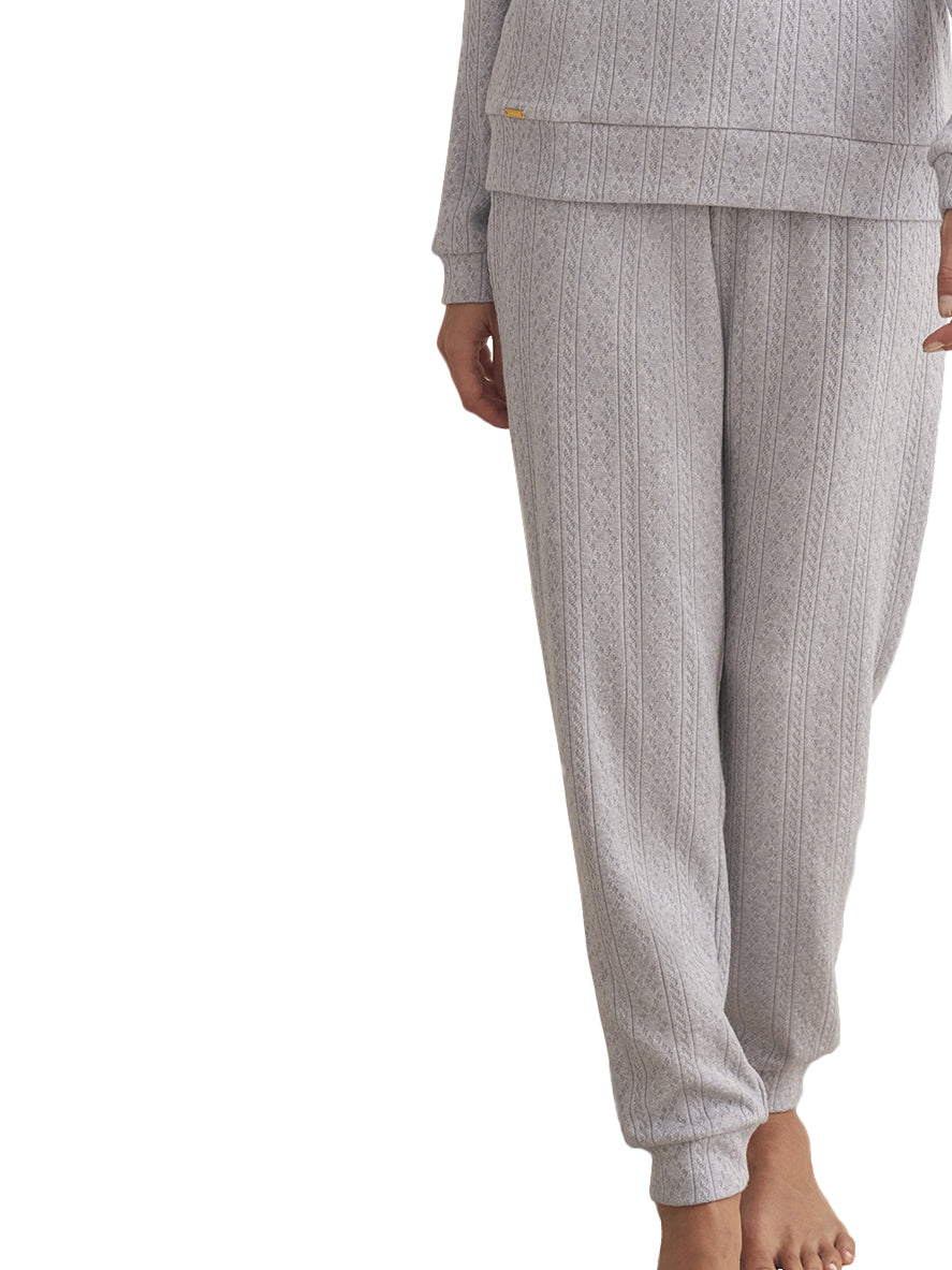 Pyjama pantalon top manches longues TEXTURAS Selmark