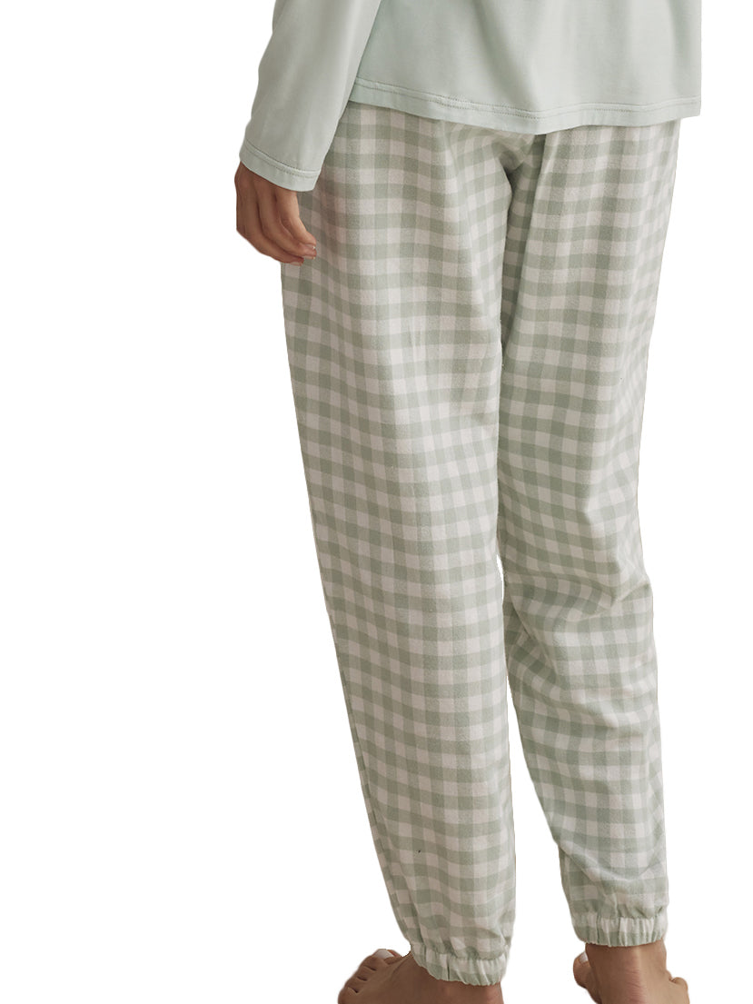 Pyjama pantalon top manches longues VICHYP91 Selmark