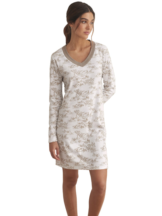 Chemise de nuit manches longues ROMANTICA Selmark