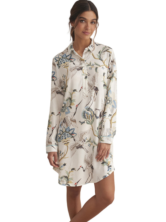 Chemise de nuit manches longues PAJAROS Selmark