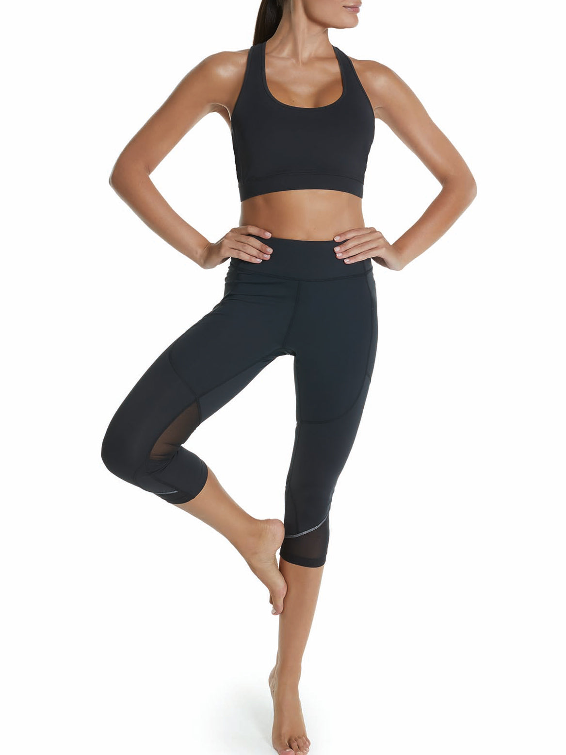 Legging sport 7-8 Tech ST2 noir Selmark