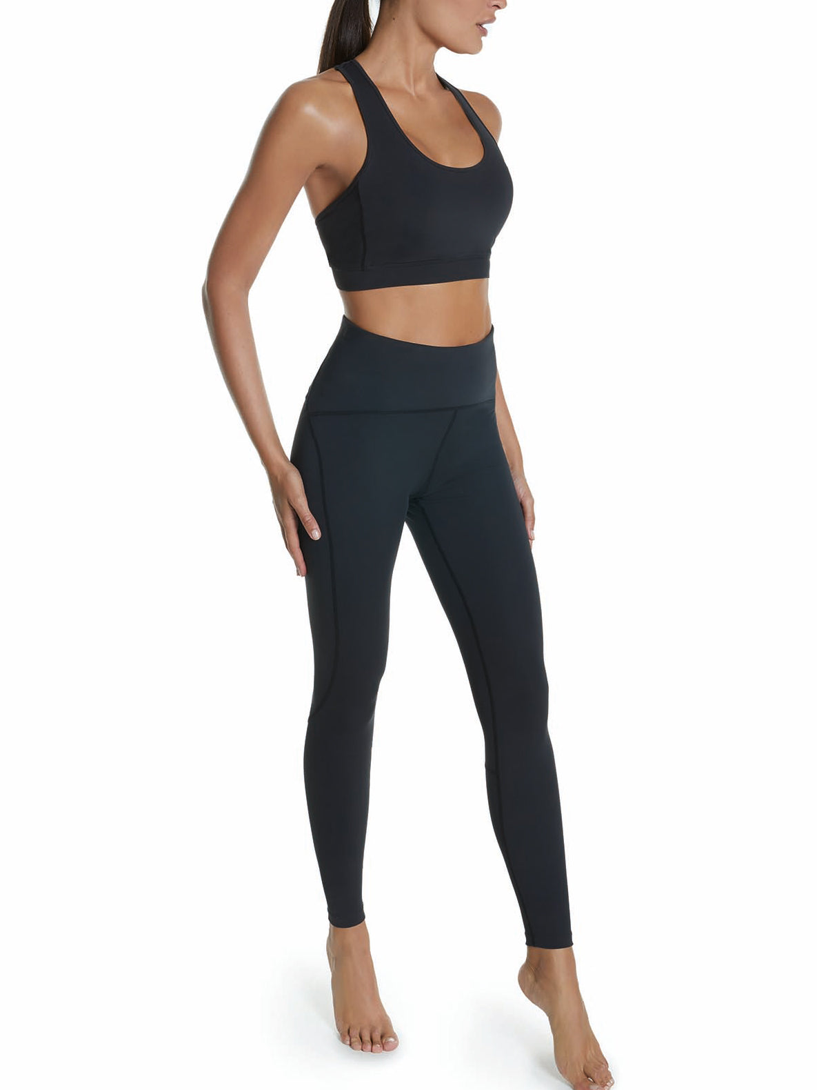 Legging sport long Tech ST2 noir Selmark