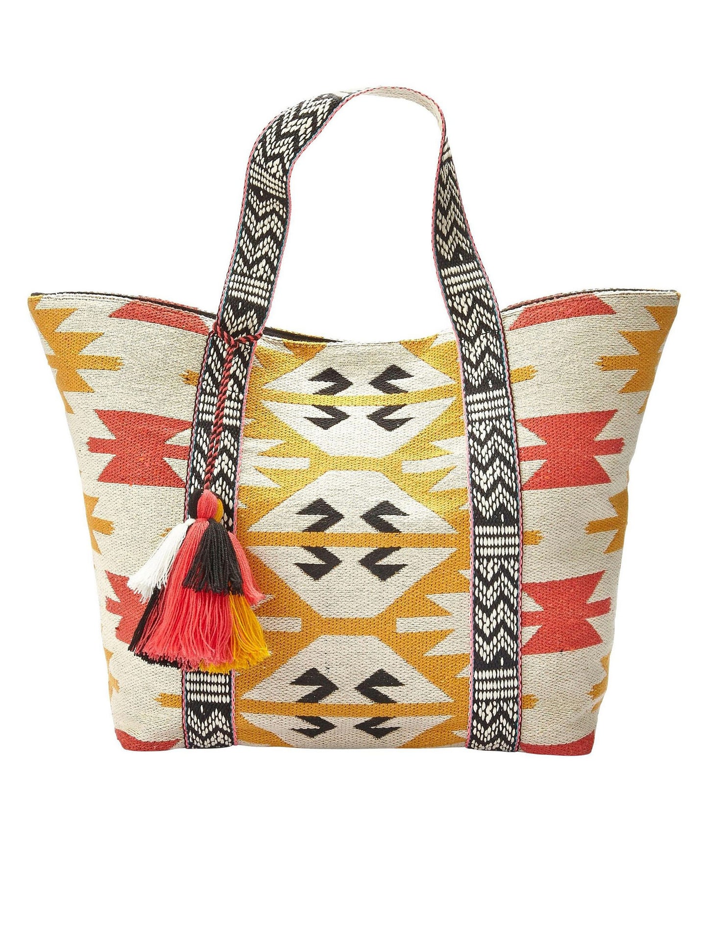 Sac de plage Ethno multicolore Lascana